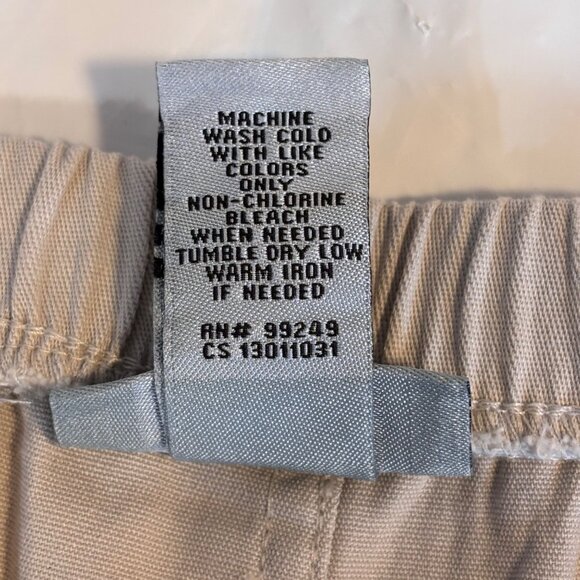 Catherine's Everyday Fit Women's 4X Stretch Cotton Shorts Elastic Waist In Beige - Picture 7 of 12